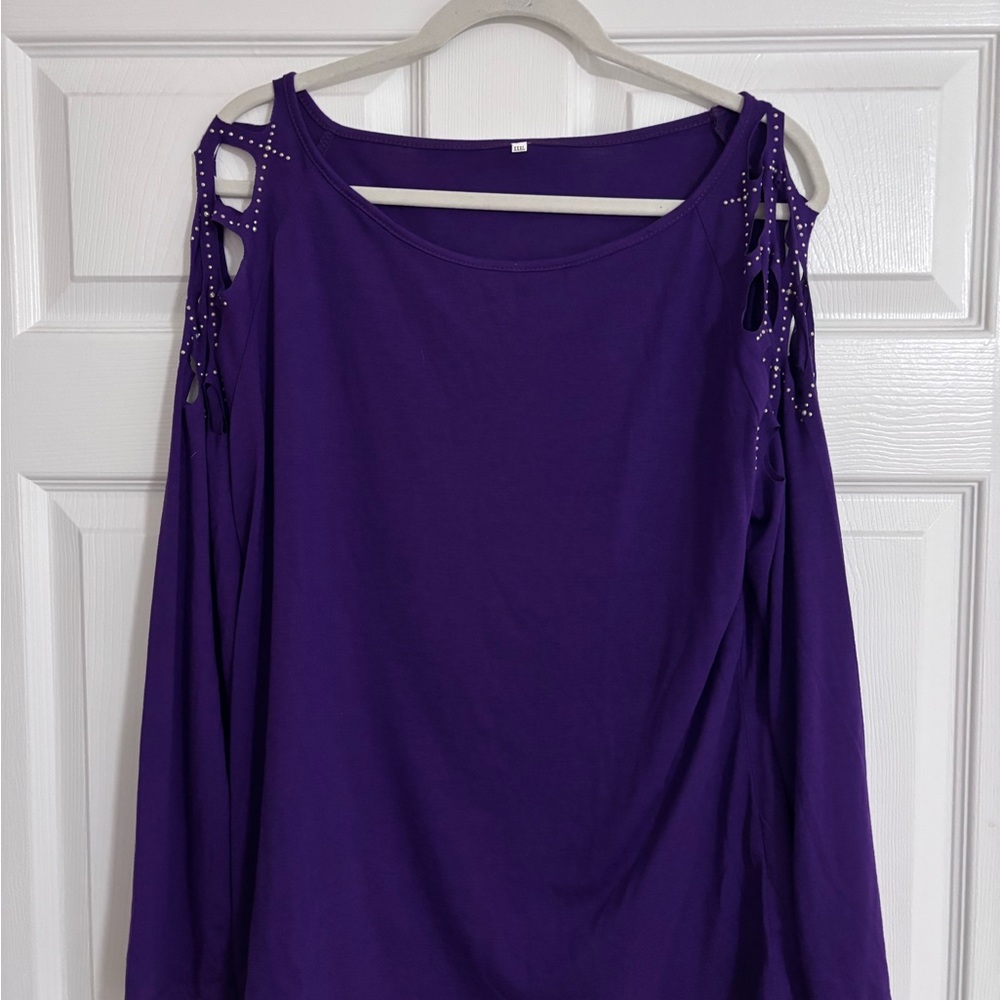 Elegant Purple Women's Top